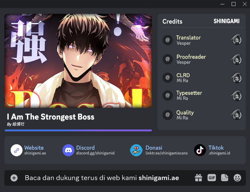 I Am The Strongest Boss Chapter 1