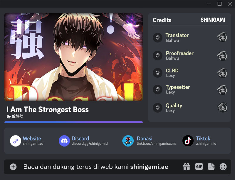 I Am The Strongest Boss Chapter 3