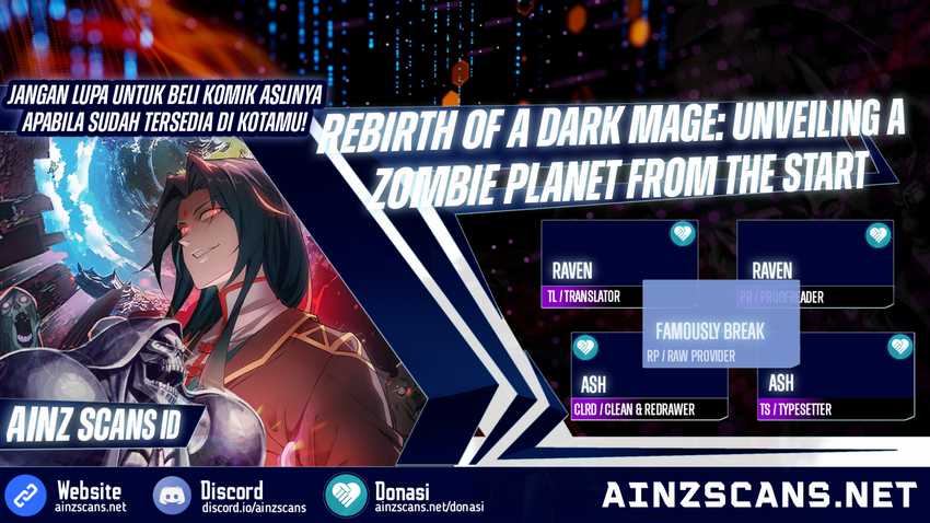 Rebirth of a Dark Mage: Unveiling a Zombie Planet from the Start Chapter 01