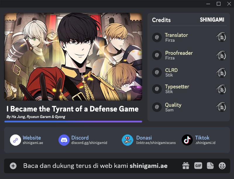 i-became-the-tyrant-of-a-defense-game Chapter 101