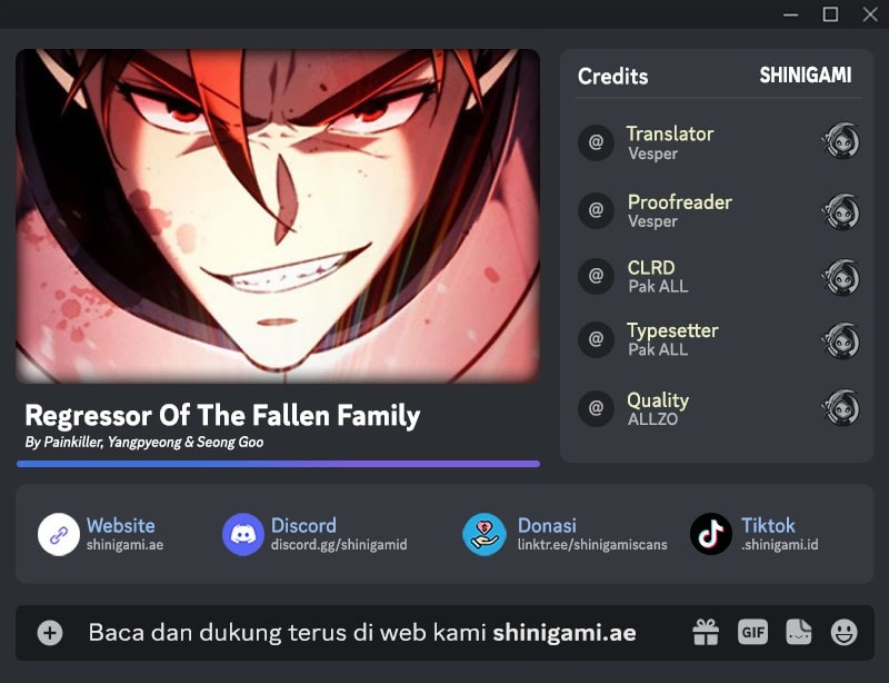 Regressor Of The Fallen Family Chapter 76