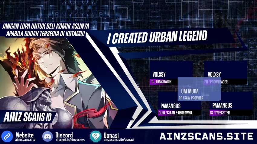 I Created an Urban Legend! Chapter 01