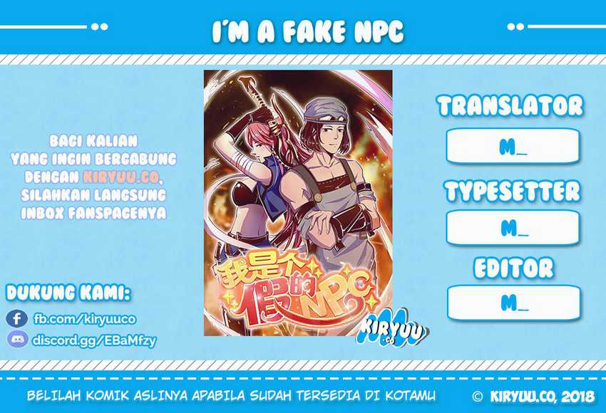 I’m a Fake NPC Chapter 01