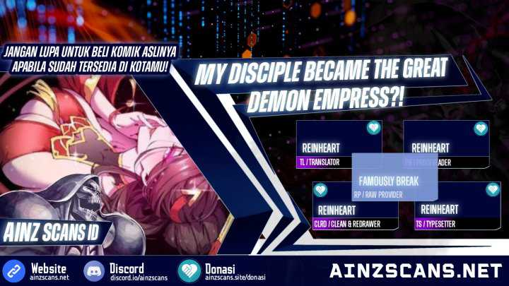 My Disciple Became The Great Demon Empress?! Chapter 01