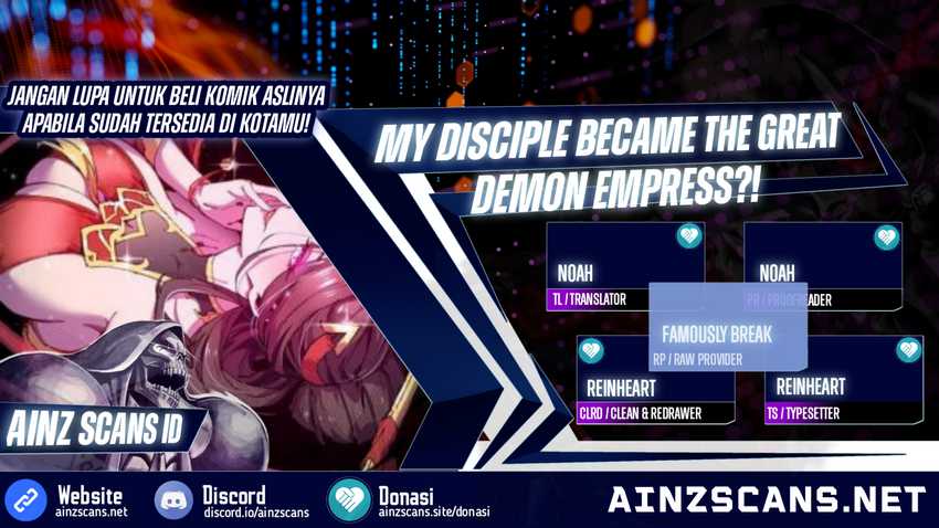 My Disciple Became The Great Demon Empress?! Chapter 04