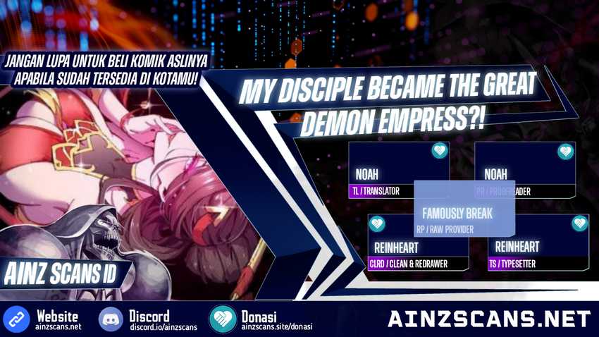 My Disciple Became The Great Demon Empress?! Chapter 09