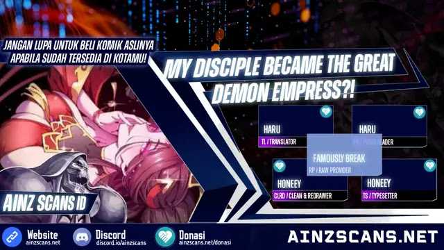 My Disciple Became The Great Demon Empress?! Chapter 12