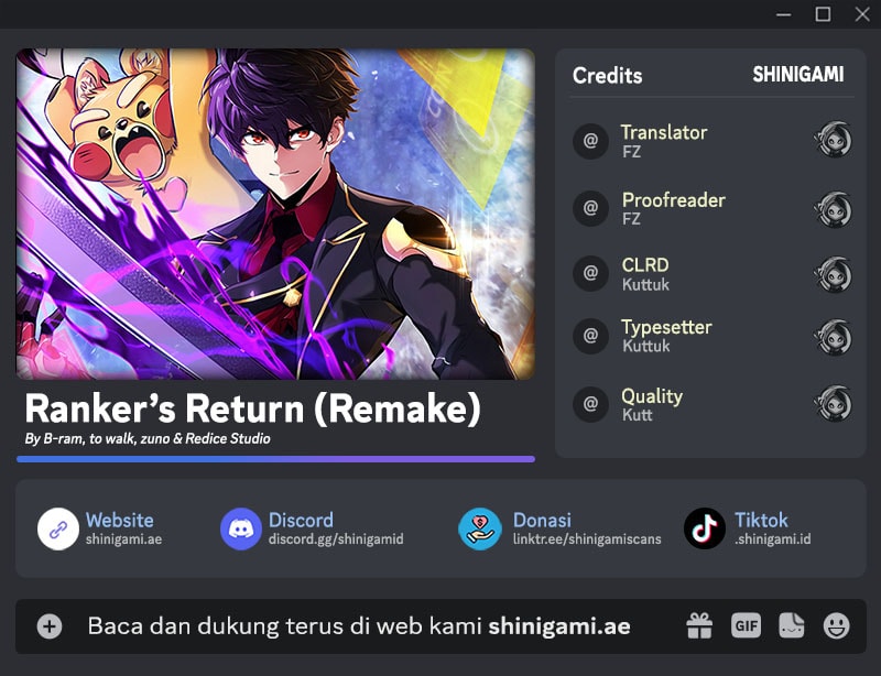 rankers-return Chapter 181