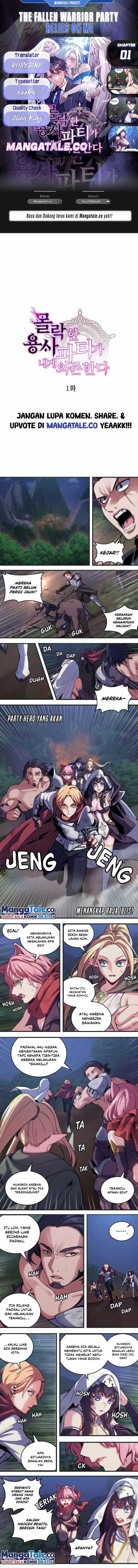 The Fallen Hero’s Party Relies on Me Chapter 01