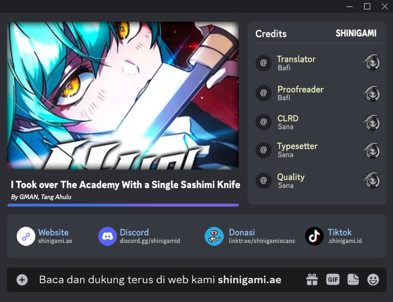 i-took-over-the-academy-with-a-single-sashimi-knife Chapter 9