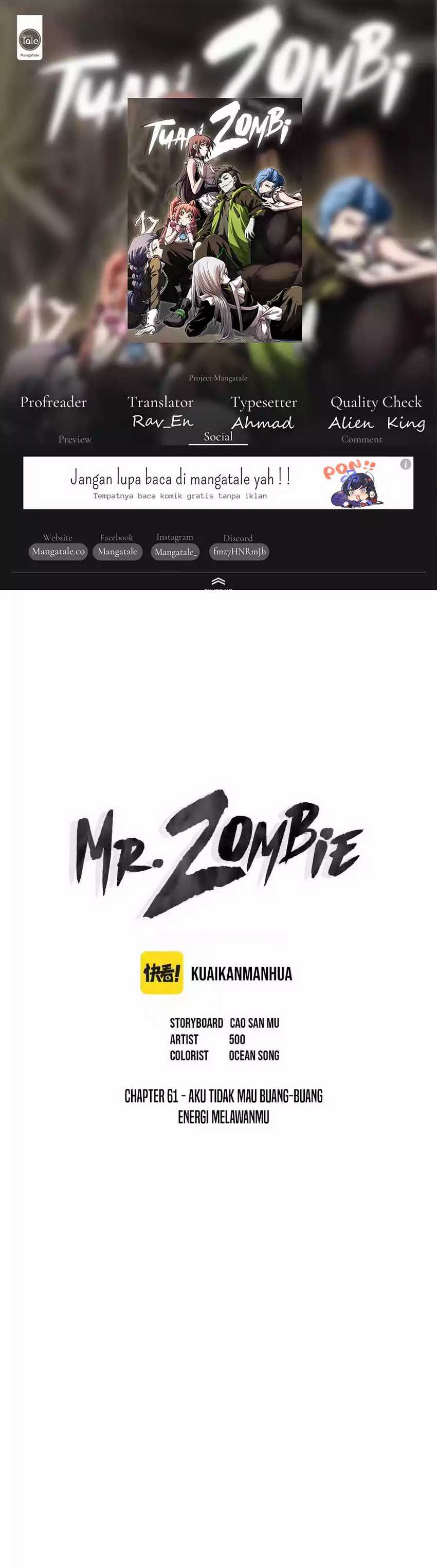 Mr. Zombie Chapter 61