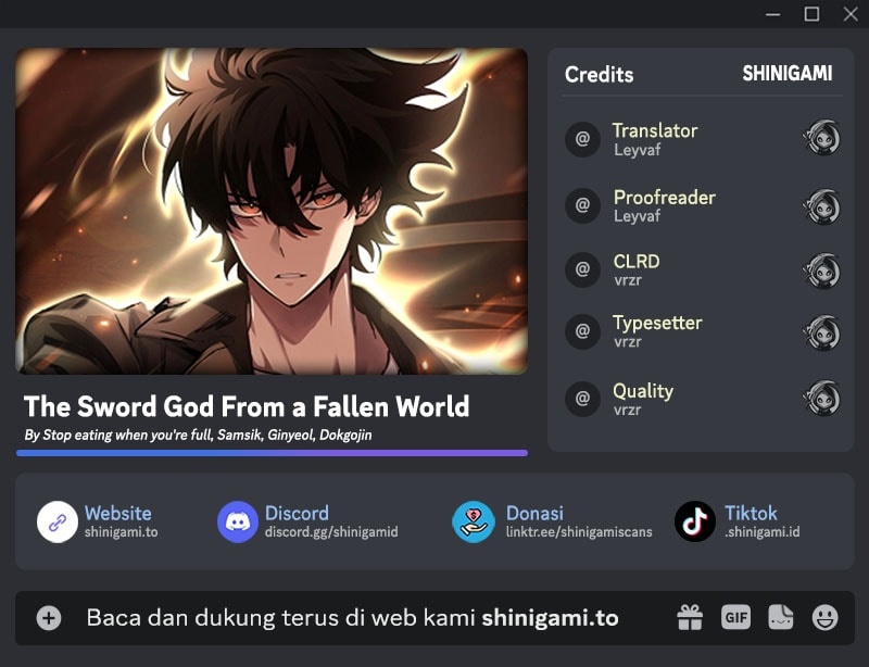 The Sword God From A Fallen World Chapter 6