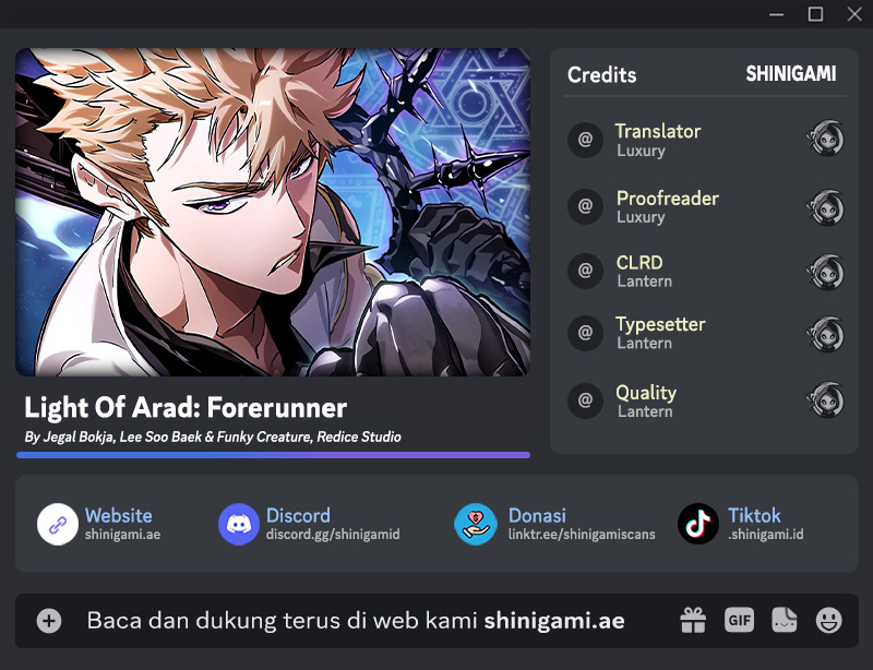 light-of-arad-forerunner Chapter 18