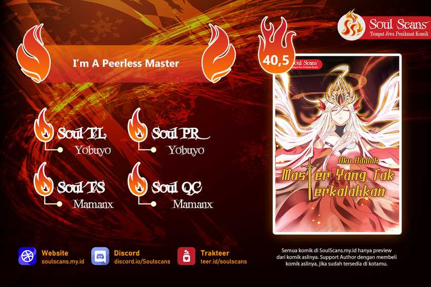 I’m a Peerless Master Chapter 40,5
