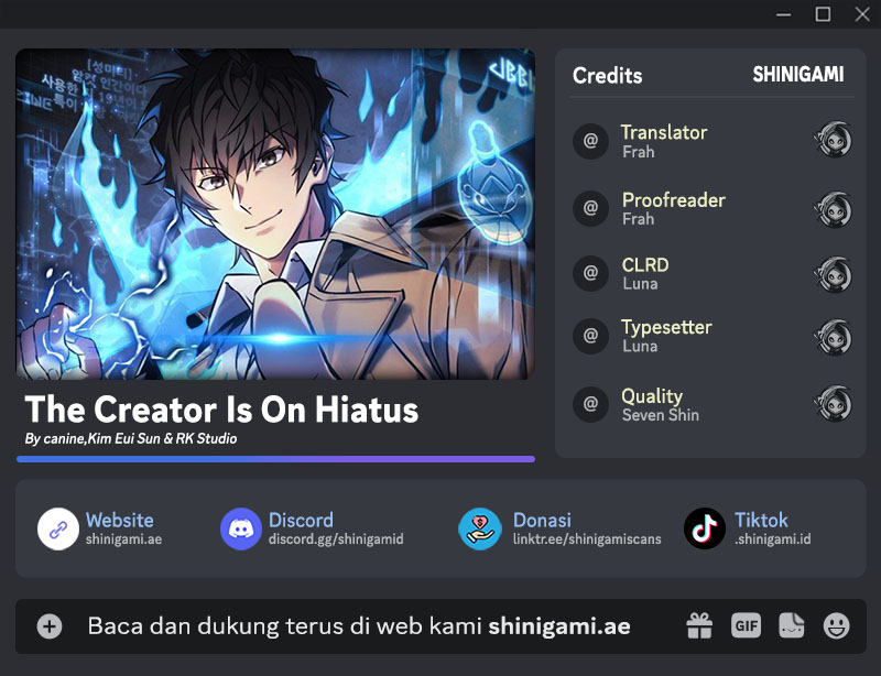 the-creator-is-on-hiatus Chapter 109