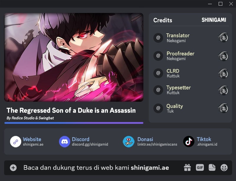The Regressed Son Of A Duke Is An Assassin Chapter 69