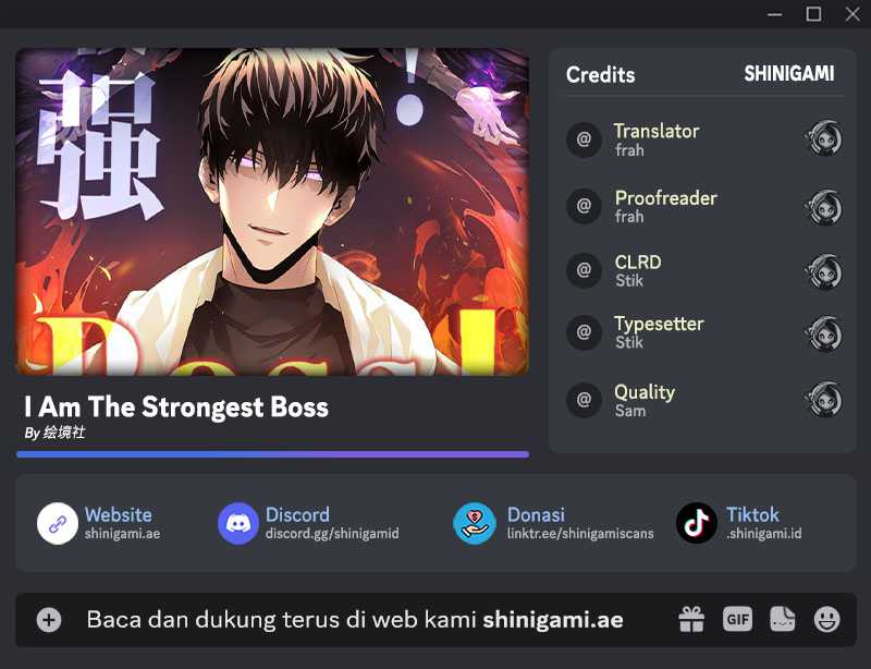 I Am The Strongest Boss Chapter 22