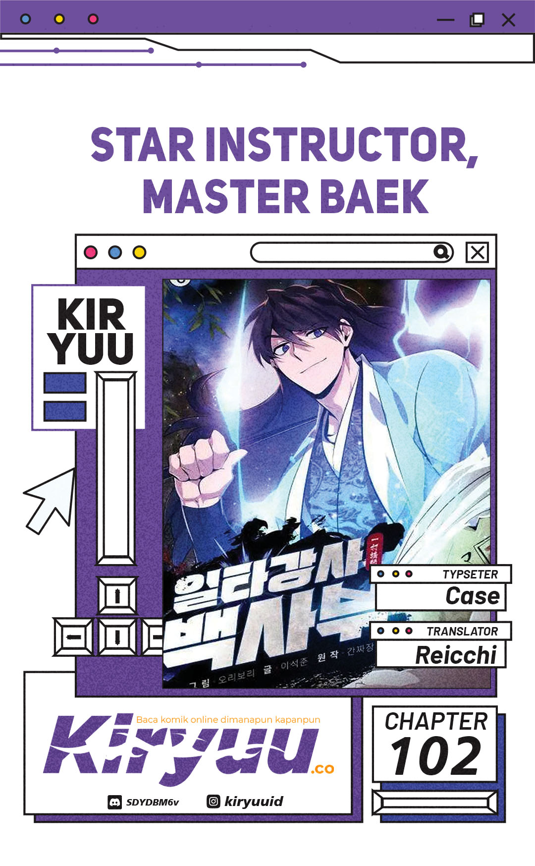 number-one-star-instructor-master-baek Chapter 102