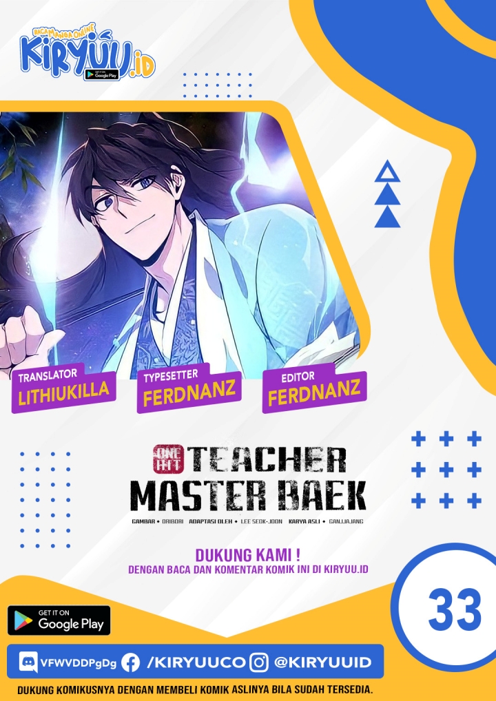 Number One Star Instructor Master Baek Chapter 33
