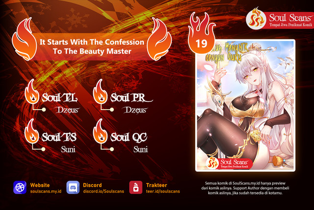 Starting With Confessing With the Beautiful Master Chapter 19