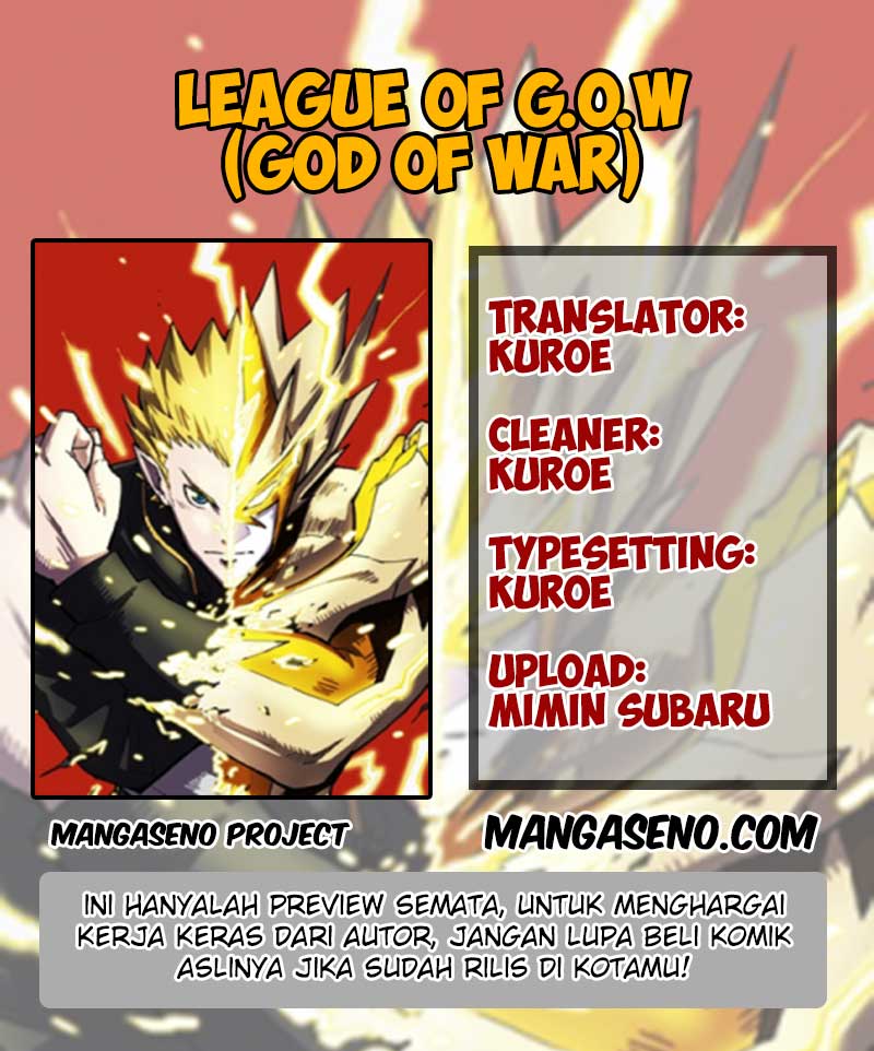 LEAGUE OF G.O.W (GOD OF WAR) Chapter 04