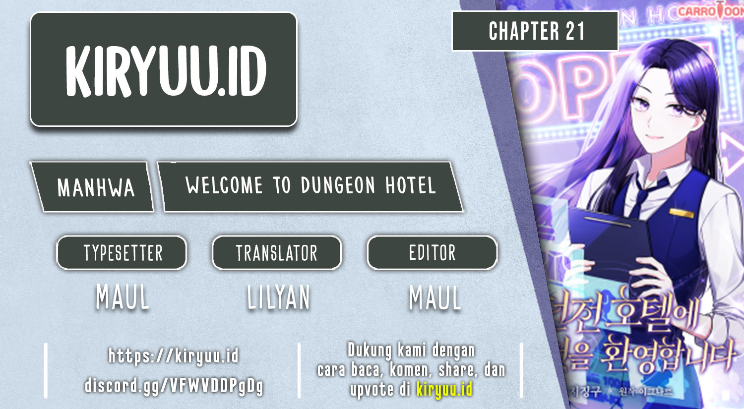Welcome to Dungeon Hotel Chapter 21