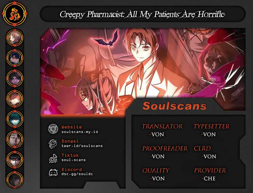 Creepy Pharmacist: All My Patients Are Horrific Chapter 21