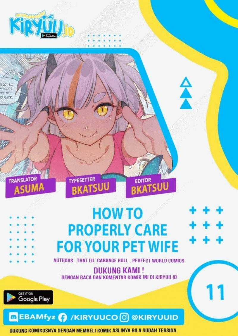 How To Properly Care For Your Pet Wife Chapter 11