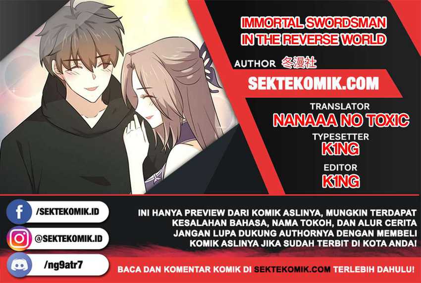 Immortal Swordsman in The Reverse World Chapter 181 bahasa indonesia