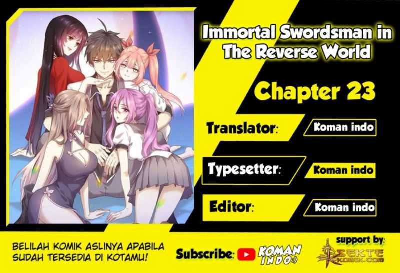 Immortal Swordsman in The Reverse World Chapter 23