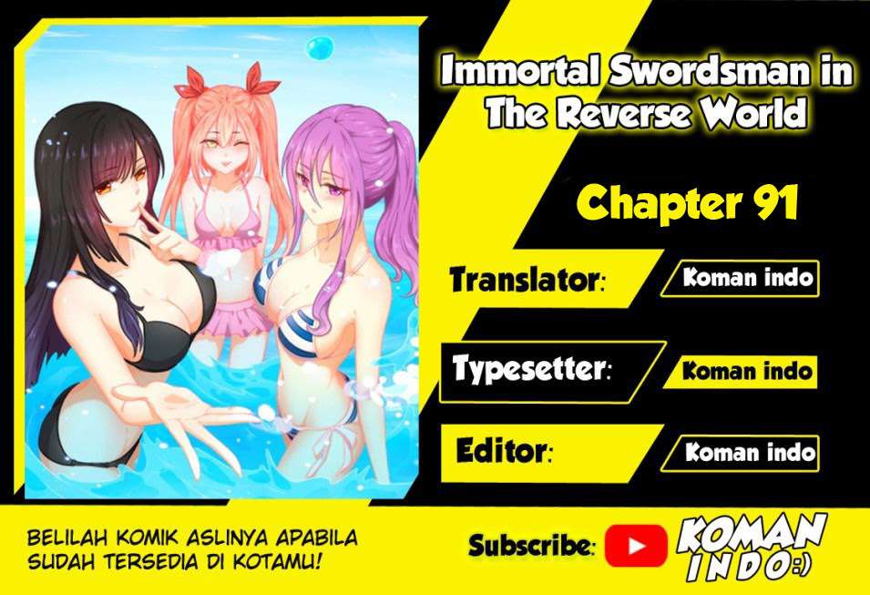 Immortal Swordsman in The Reverse World Chapter 91