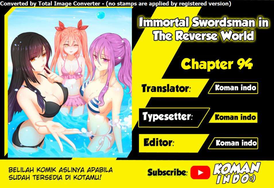 Immortal Swordsman in The Reverse World Chapter 94