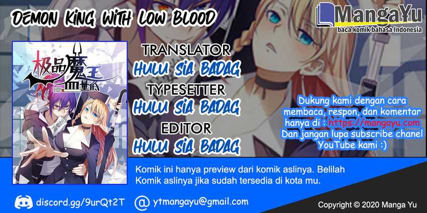 Demon King With Low Blood Chapter 12