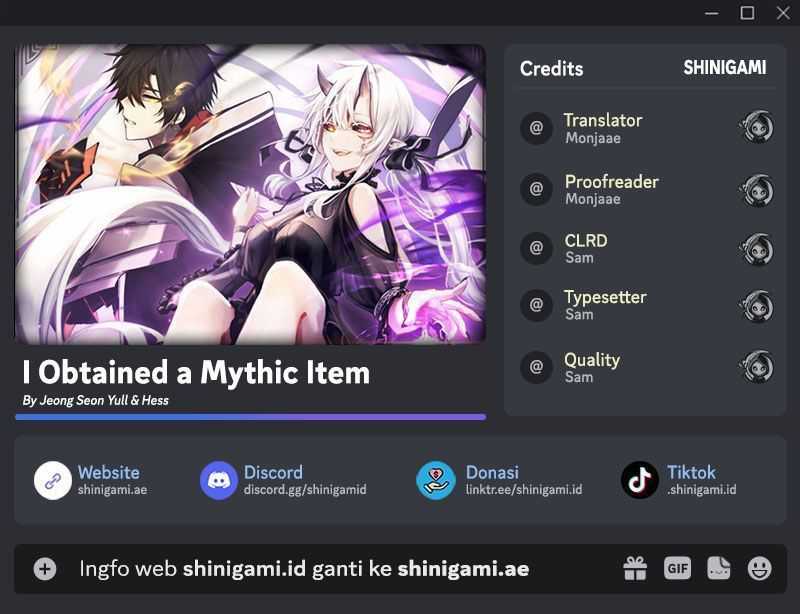 I Obtained a Mythic Item Chapter 100