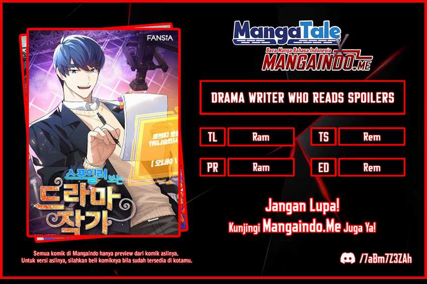 Drama Writer Who Reads Spoilers Chapter 04