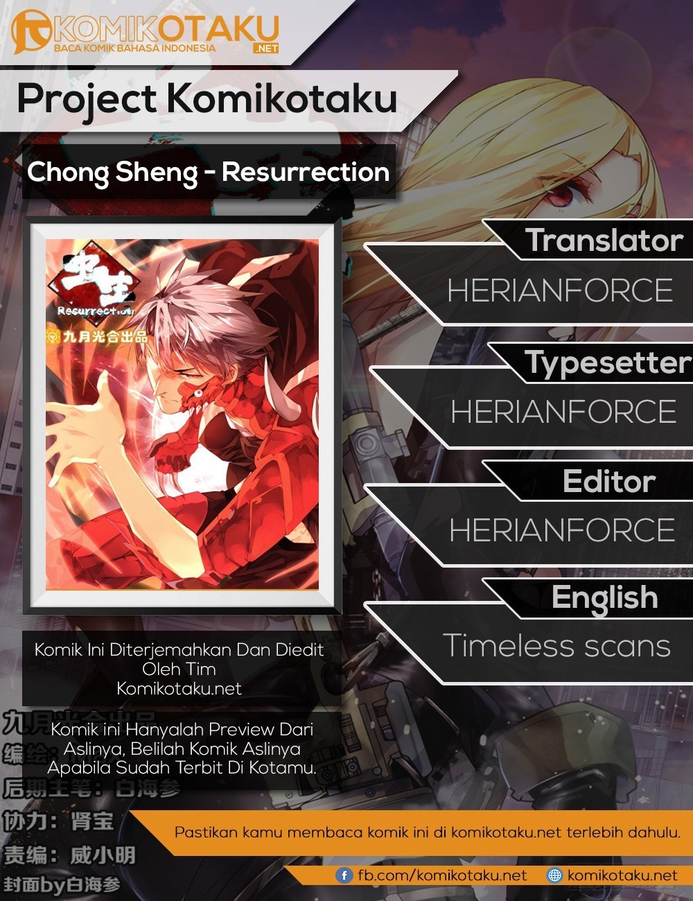 Chong Sheng – Resurrection Chapter 29