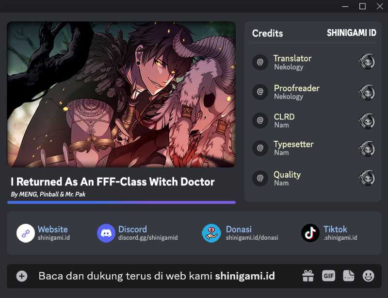 I Returned As An FFF-Class Witch Doctor Chapter 32