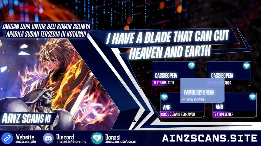 I Have a Blade That Can Cut Heaven and Earth Chapter 02