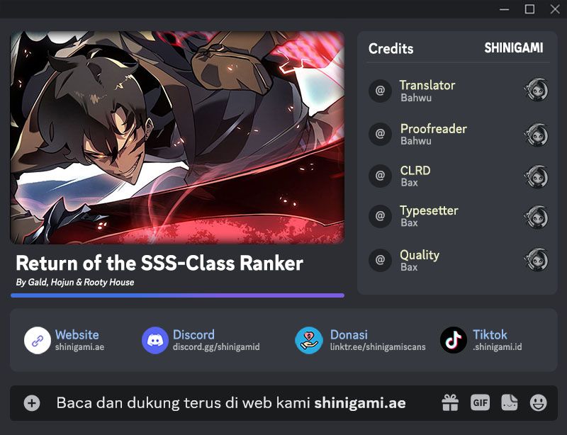 return-of-the-sss-class-ranker-indo Chapter 87
