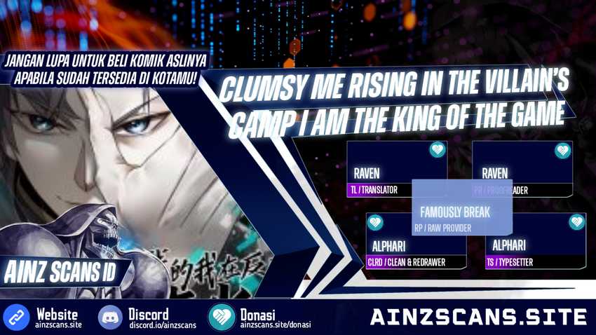 Clumsy Me Rising in the Villain’s Camp I am the King of the Game Chapter 06
