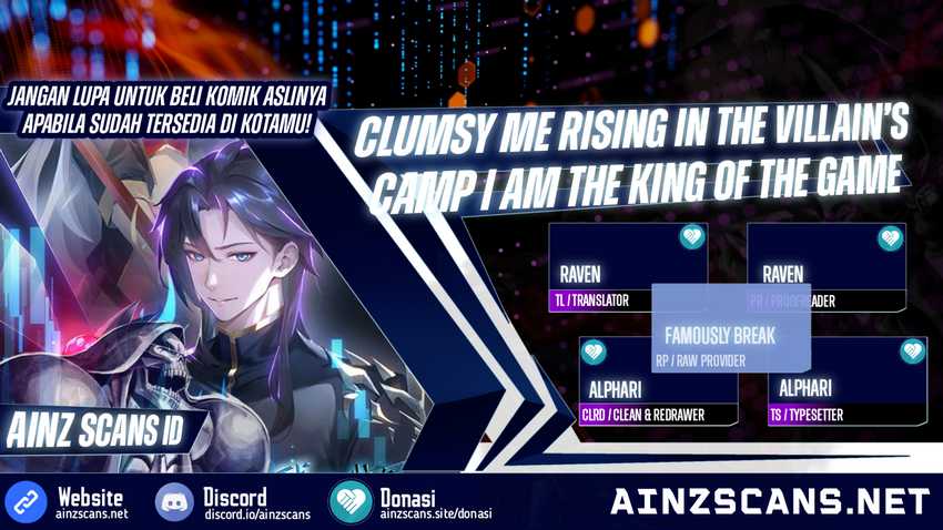 Clumsy Me Rising in the Villain’s Camp I am the King of the Game Chapter 07