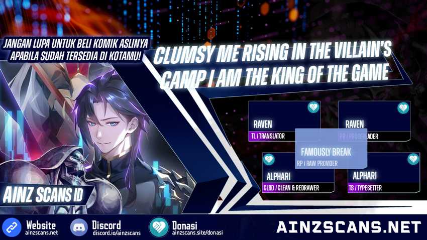 Clumsy Me Rising in the Villain’s Camp I am the King of the Game Chapter 08