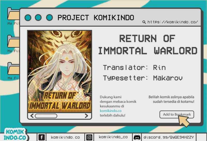 Return of Immortal Warlord Chapter 03