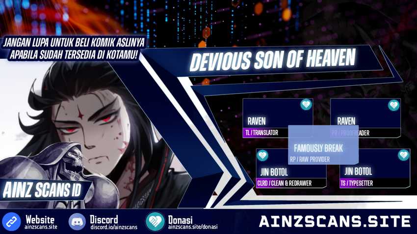 Devious Son Of Heaven Chapter 16