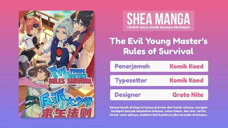 The Evil Young Master’s Rules of Survival Chapter 01