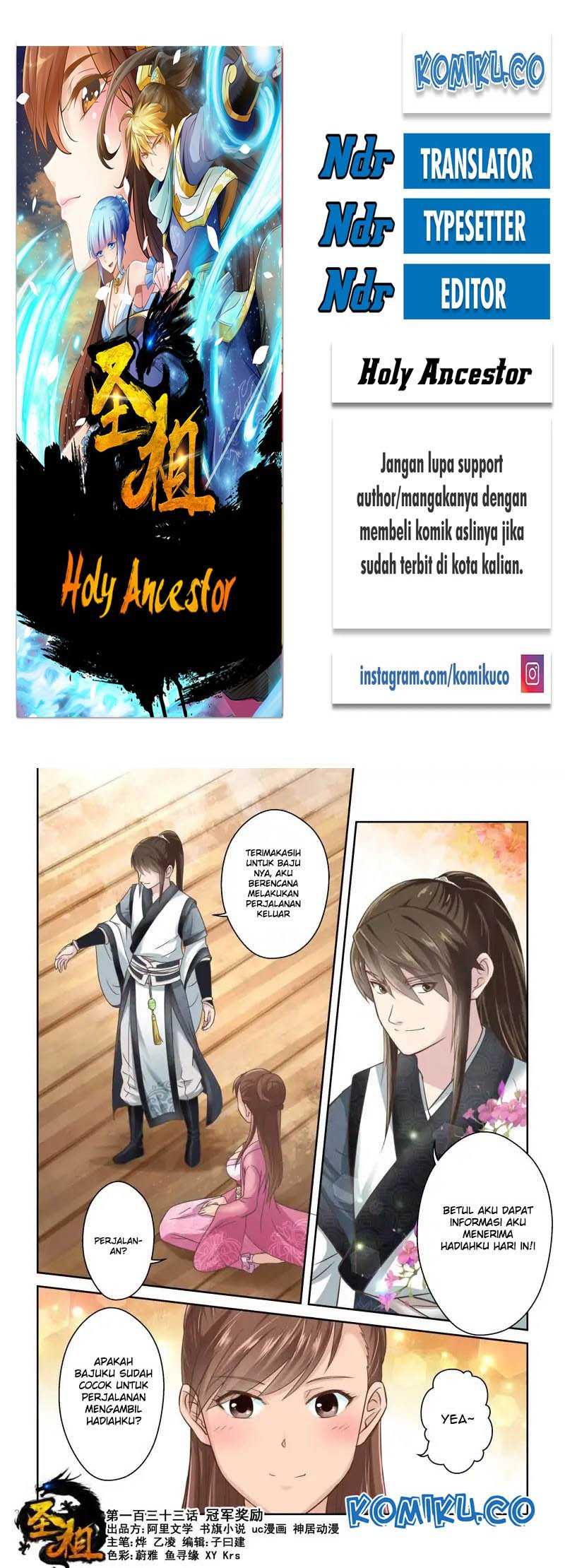 Holy Ancestor Chapter 133