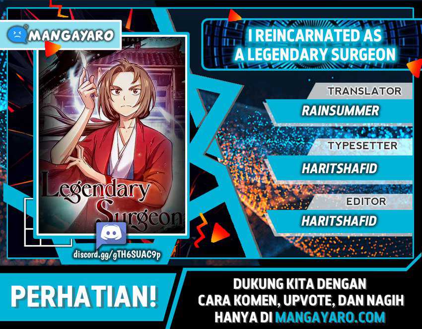I Reincarnated as a Legendary Surgeon Chapter 11.1