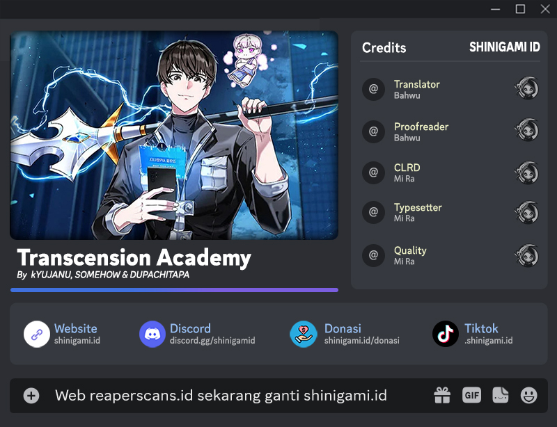 transcension-academy Chapter 47 fix
