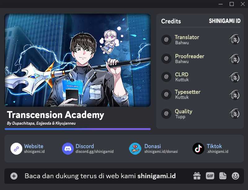 Transcension Academy Chapter 86