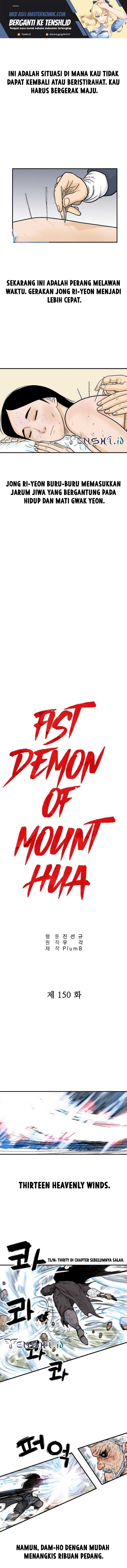Fist Demon Of Mount Hua Chapter 150